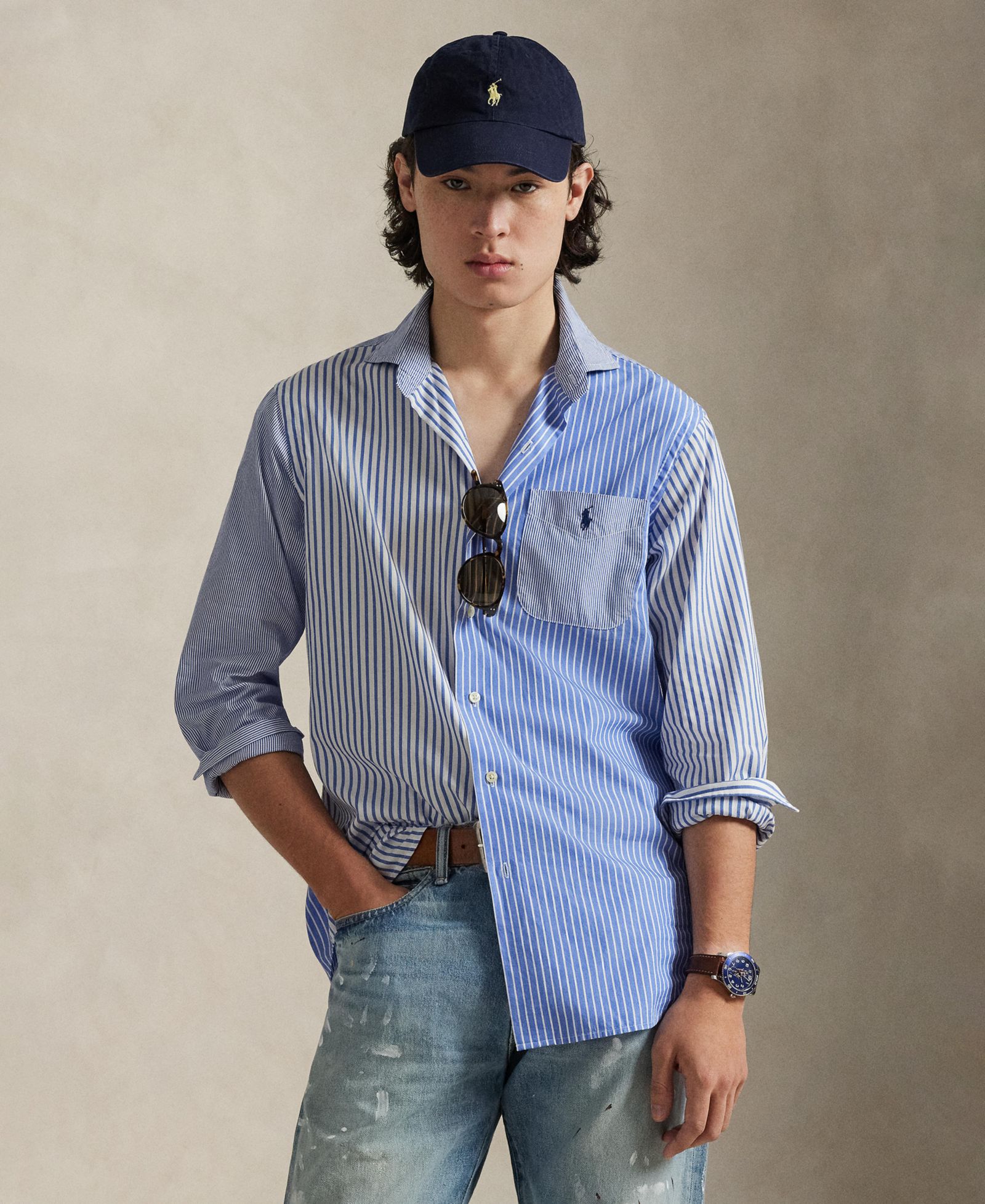 Polo Ralph Lauren Men's Classic-Fit Striped Broadcloth Fun Shirt