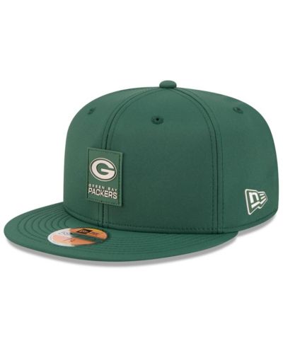 Кепка New Era Men's Green Green Bay Packers 2025 Sideline 59FIFTY Fitted