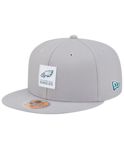 New Era Men's Gray Philadelphia Eagles 2025 Sideline 59FIFTY Fitted Hat
