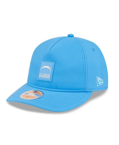 Мужская кепка New Era Powder Blue Los Angeles Chargers 2025 Sideline Retro Crown 59FIFTY Fitted