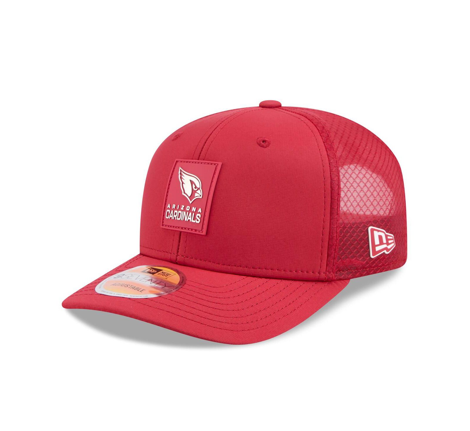 New Era Men's Cardinal Arizona Cardinals 2025 Sideline 9SEVENTY Trucker Adjustable Hat