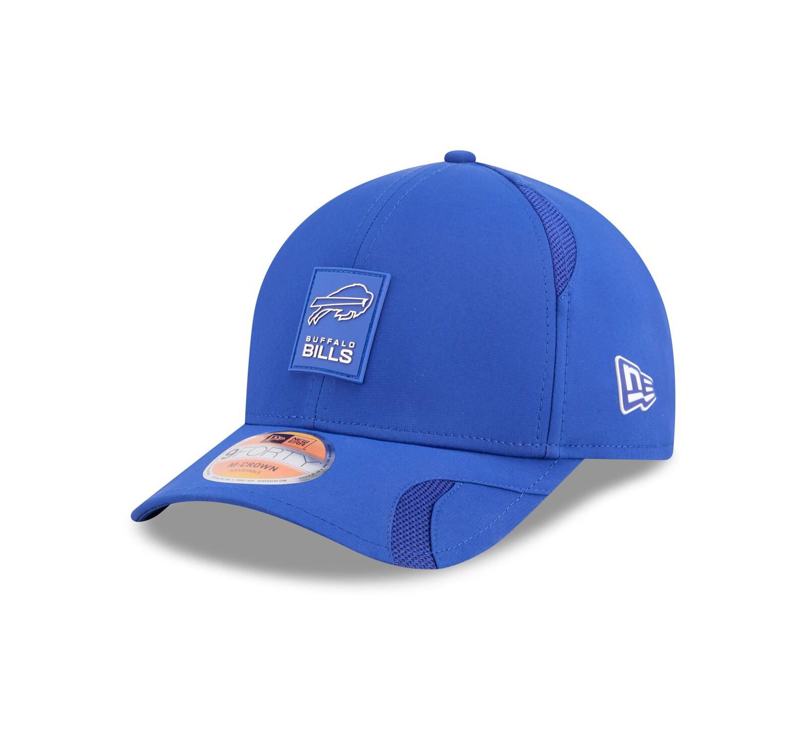 New Era Men's Royal Buffalo Bills 2025 Sideline M-Crown 9FORTY Adjustable Hat