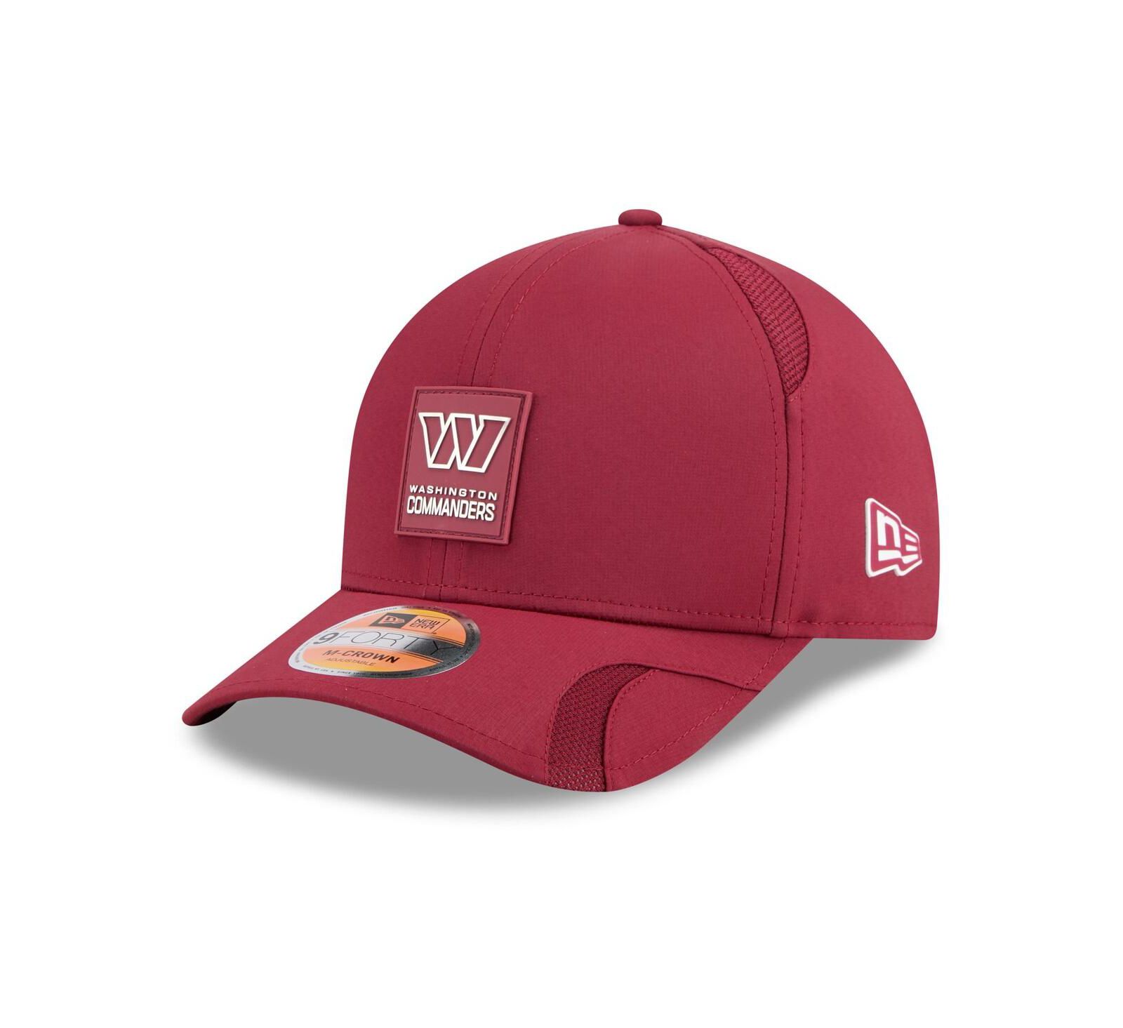 New Era Мужская кепка 9FORTY Washington Commanders 2025 Sideline M-Crown, бордовая