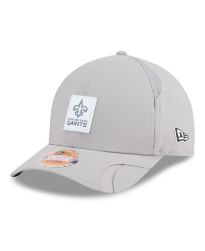 New Era Men's Gray New Orleans Saints 2025 Sideline M-Crown 9FORTY Adjustable Hat