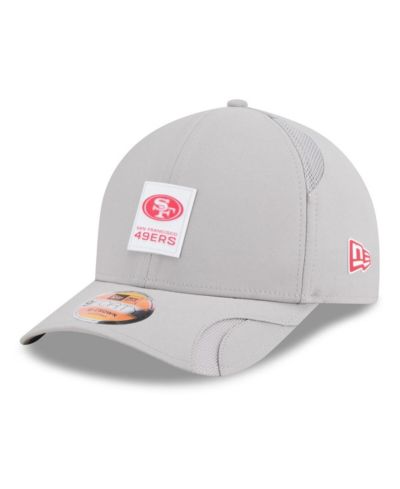 New Era Men's Gray San Francisco 49ers 2025 Sideline M-Crown 9FORTY Adjustable Hat