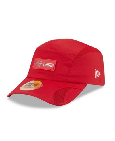 New Era Мужская бейсболка San Francisco 49ers Scarlet 2025 Sideline Runner