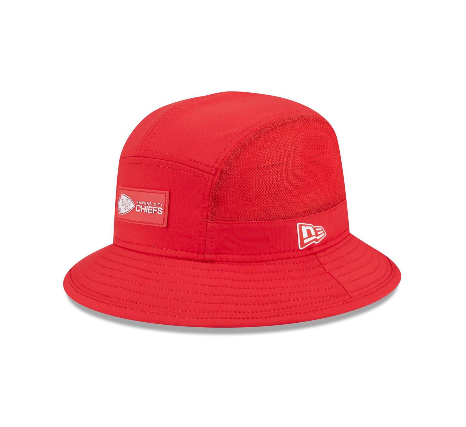 New Era Мужская панама Kansas City Chiefs 2025 Sideline, красная
