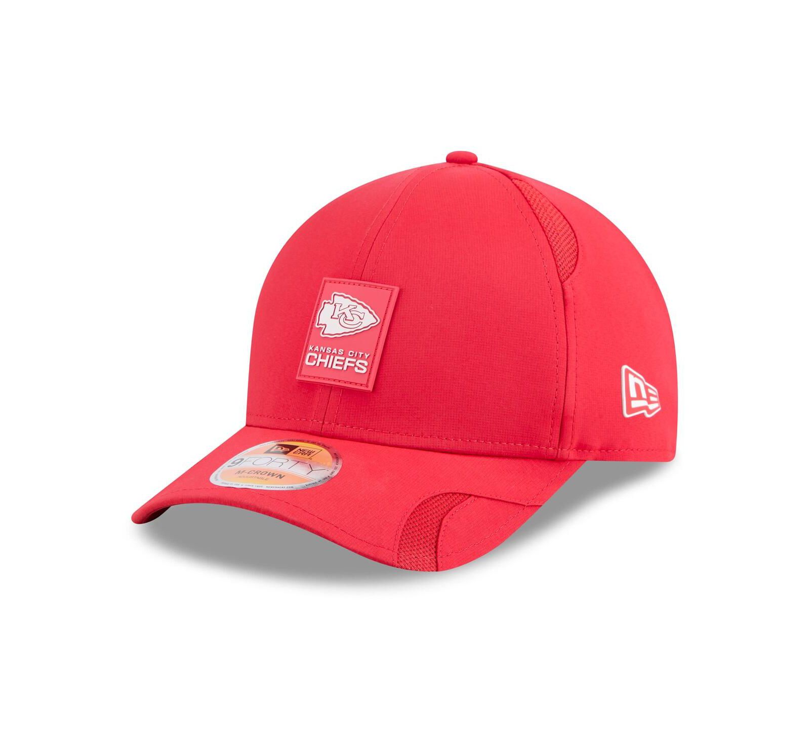 Кепка New Era Big Boys and Girls Red Kansas City Chiefs 2025 Sideline 9FORTY Adjustable