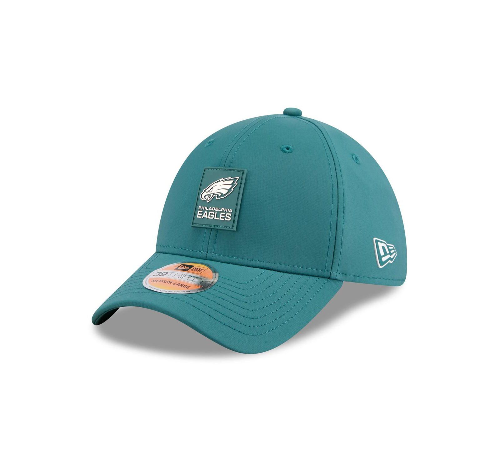 Кепка New Era Men's Midnight Green Philadelphia Eagles 2025 Sideline 39THIRTY Flex
