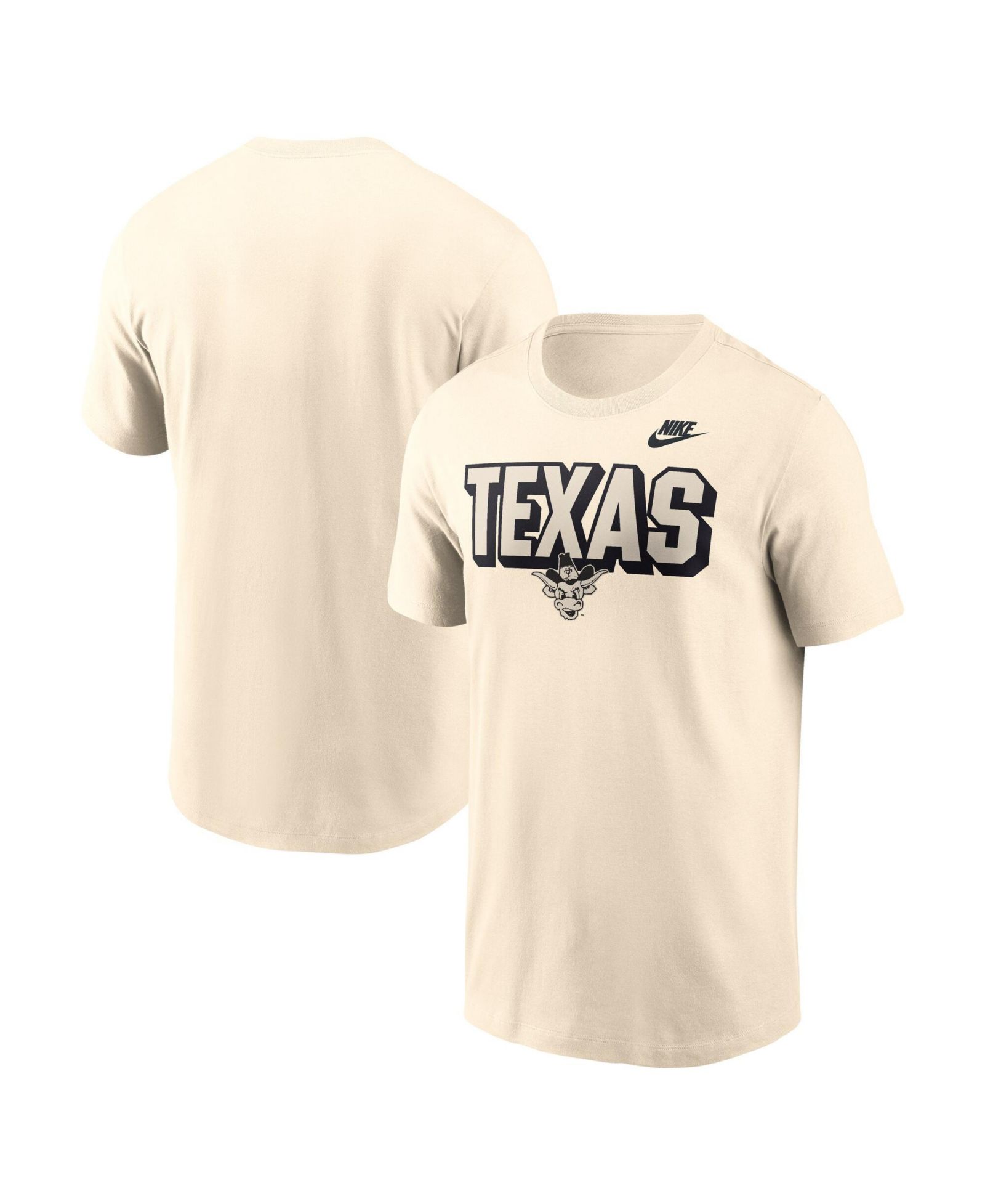 Nike Men's Natural Texas Longhorns Fashion Bold T-Shirt