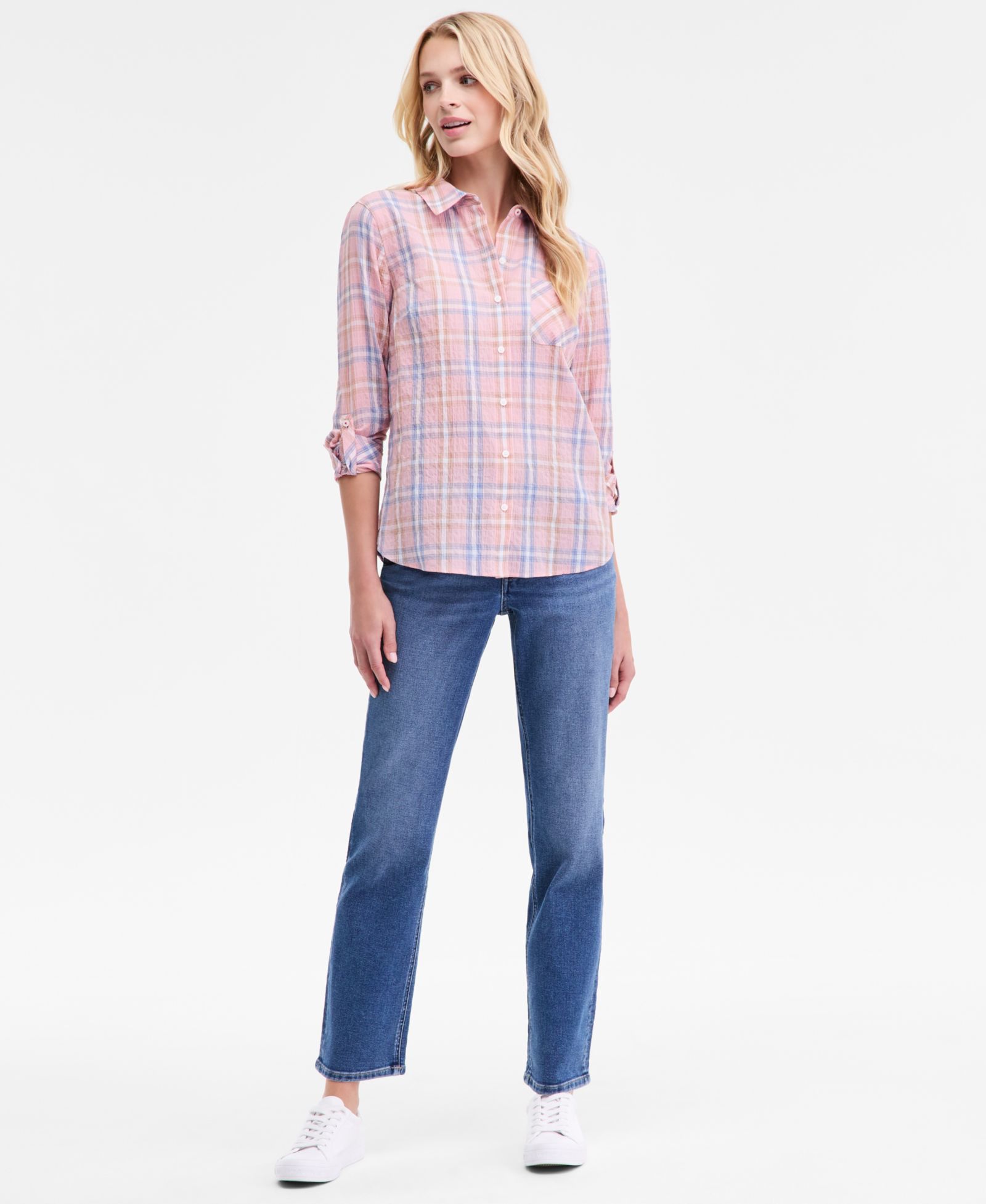 Nautica Jeans Женские прямые джинсы Mid-Rise Bay