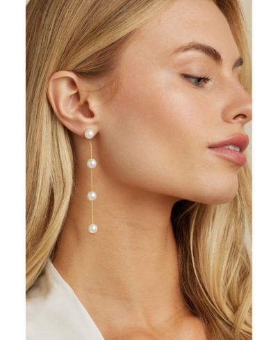 Untamed Petals Серьги с жемчугом Luna Pearl Drop