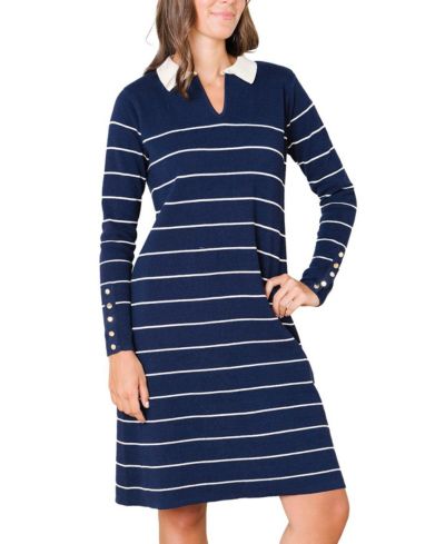 Платье-свитер Hope & Henry Women's Organic Long Sleeve Collared
