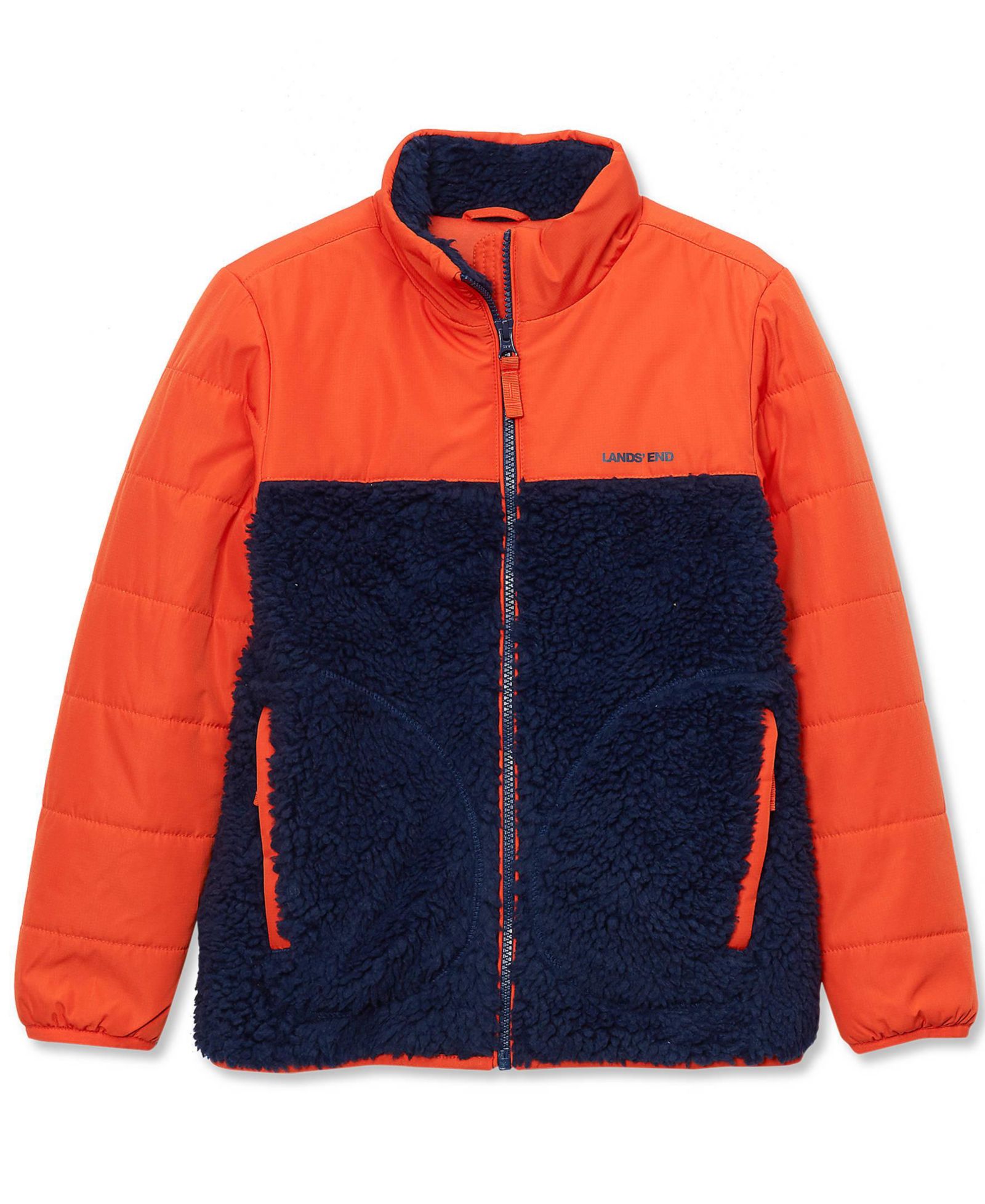 Детская куртка Lands' End Water Resistant Mixed Media Insulated