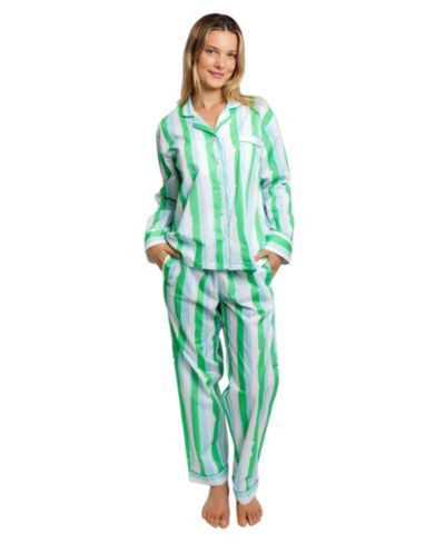 Женский комплект пижам Sant and Abel Organic Cotton Poplin Button Down Long Sleeve