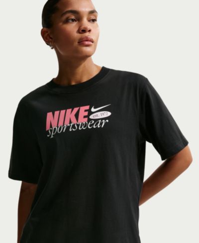 Женская футболка Nike Loose-Fit с круглым вырезом