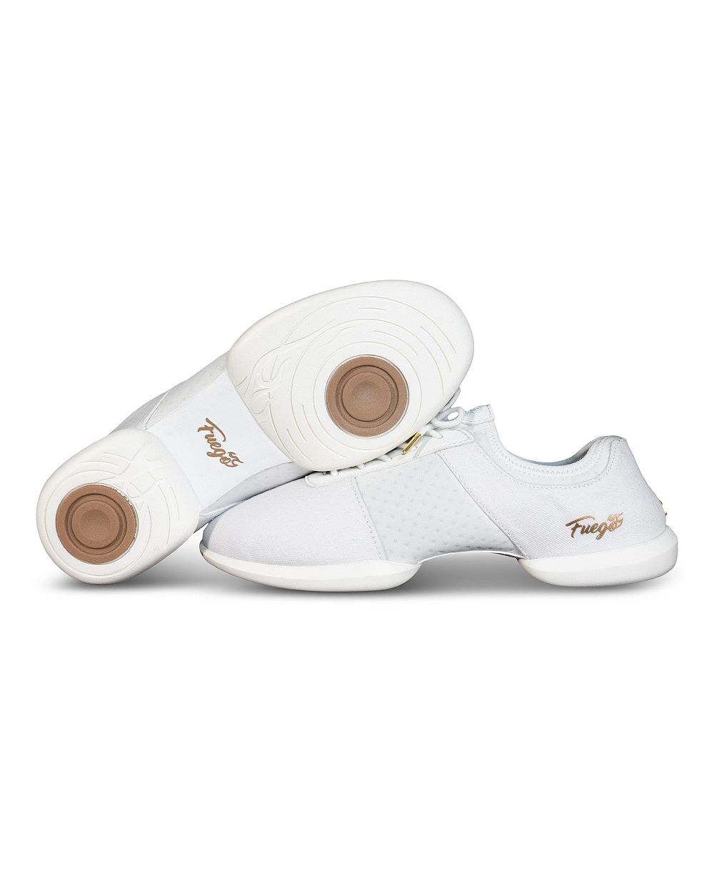 Little Kids' White Split-sole Sneaker