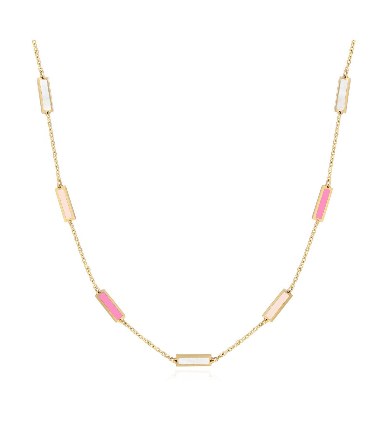 The Lovery ожерелье Mixed Bar Chain