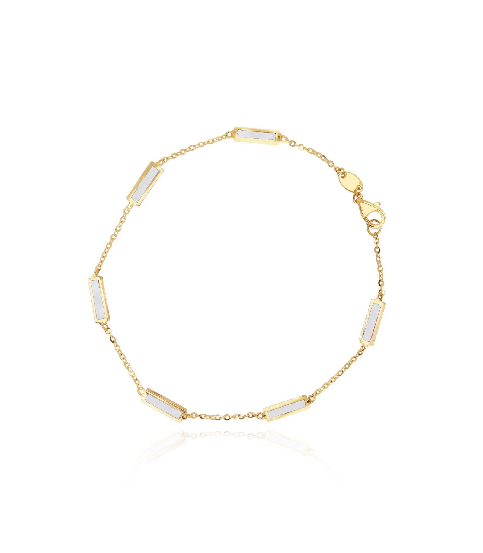 Браслет The Lovery Mother of Pearl Bar Chain