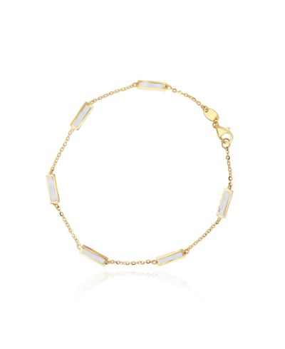 Браслет The Lovery Mother of Pearl Bar Chain
