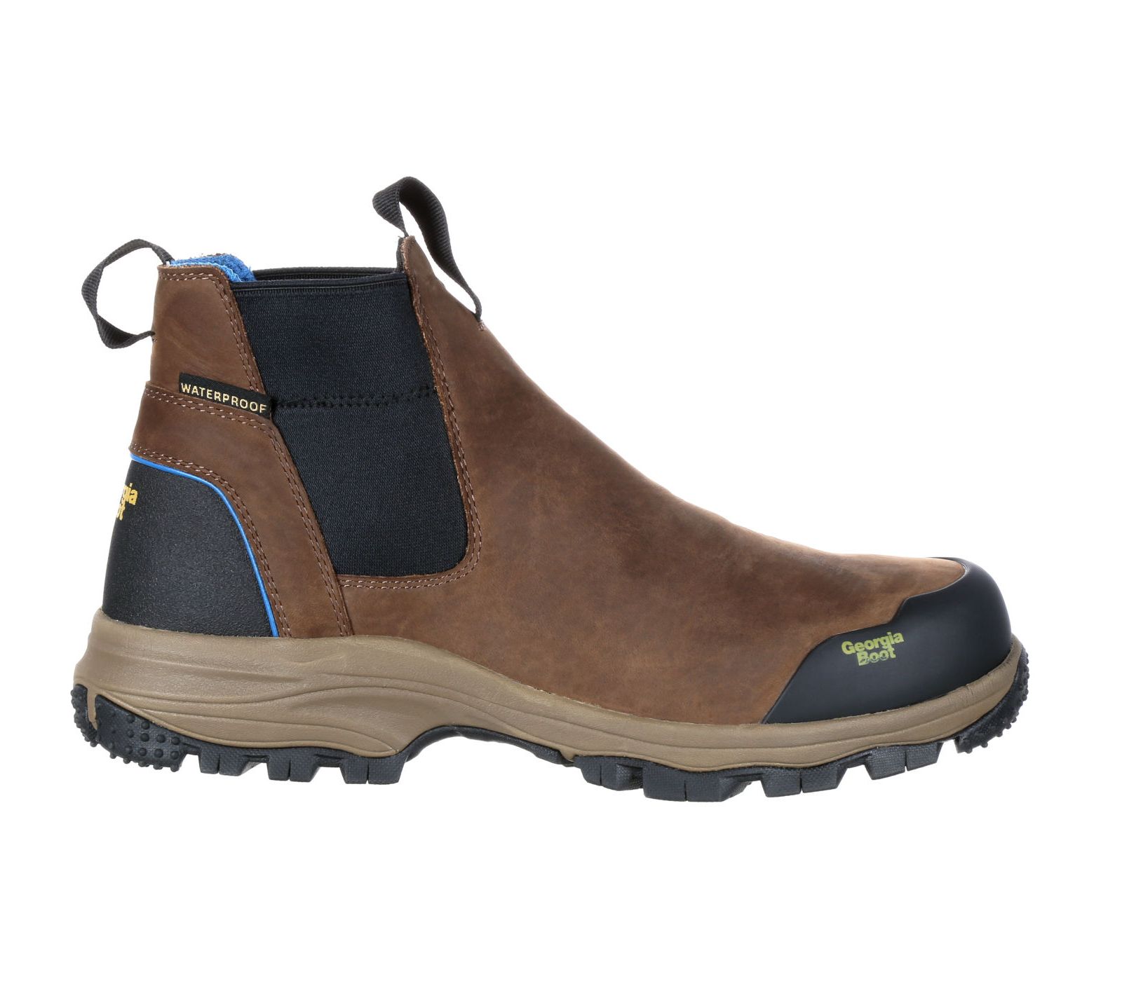 GEORGIA BOOT Men's Collar Chelsea Waterproof Work Romeo Boot