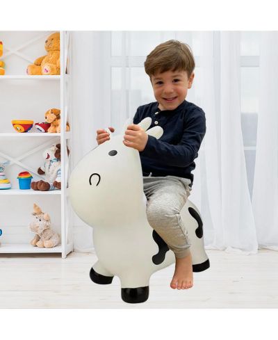 Bounceziez надувной прыгун-рукоятка с ручной росписью, выдерживает до 110 фунтов, возраст 3+