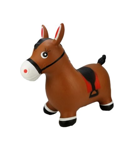 Надувная игрушка Bounceziez в виде лошади-скакалки, выдерживает до 110 фунтов, возраст 3+