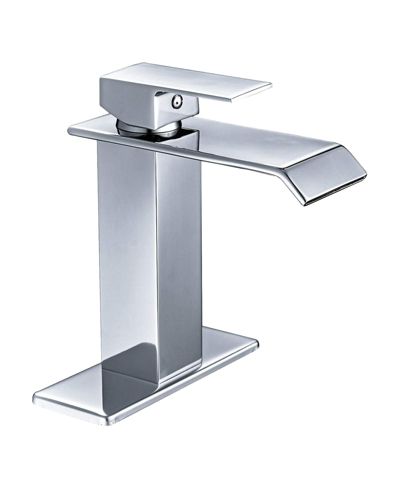 Смеситель для ванной комнаты Greenspring Brushed Gold Waterfall с подводкой