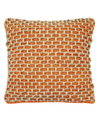 Boho Living Jada декоративная подушка из джута, 18" x 18"