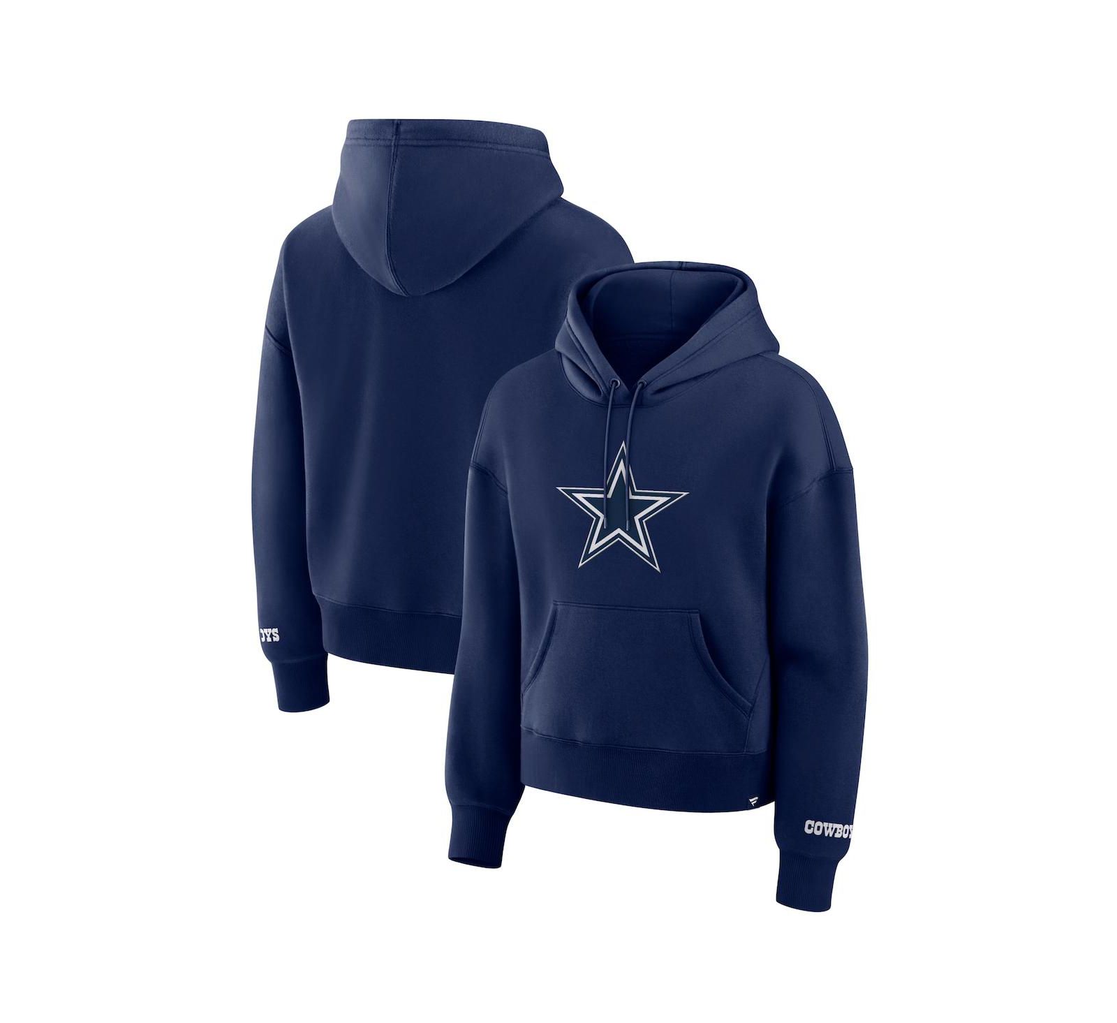 Fanatics Women's Navy Dallas Cowboys Legacy Fleece Pullover Hoodie
