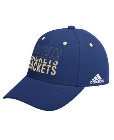 Adidas Men's Navy Georgia Tech Yellow Jackets Seasonal Half Font Adjustable Hat