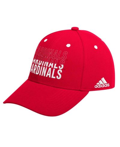 Adidas Men's Red Louisville Cardinals Seasonal Half Font Adjustable Hat