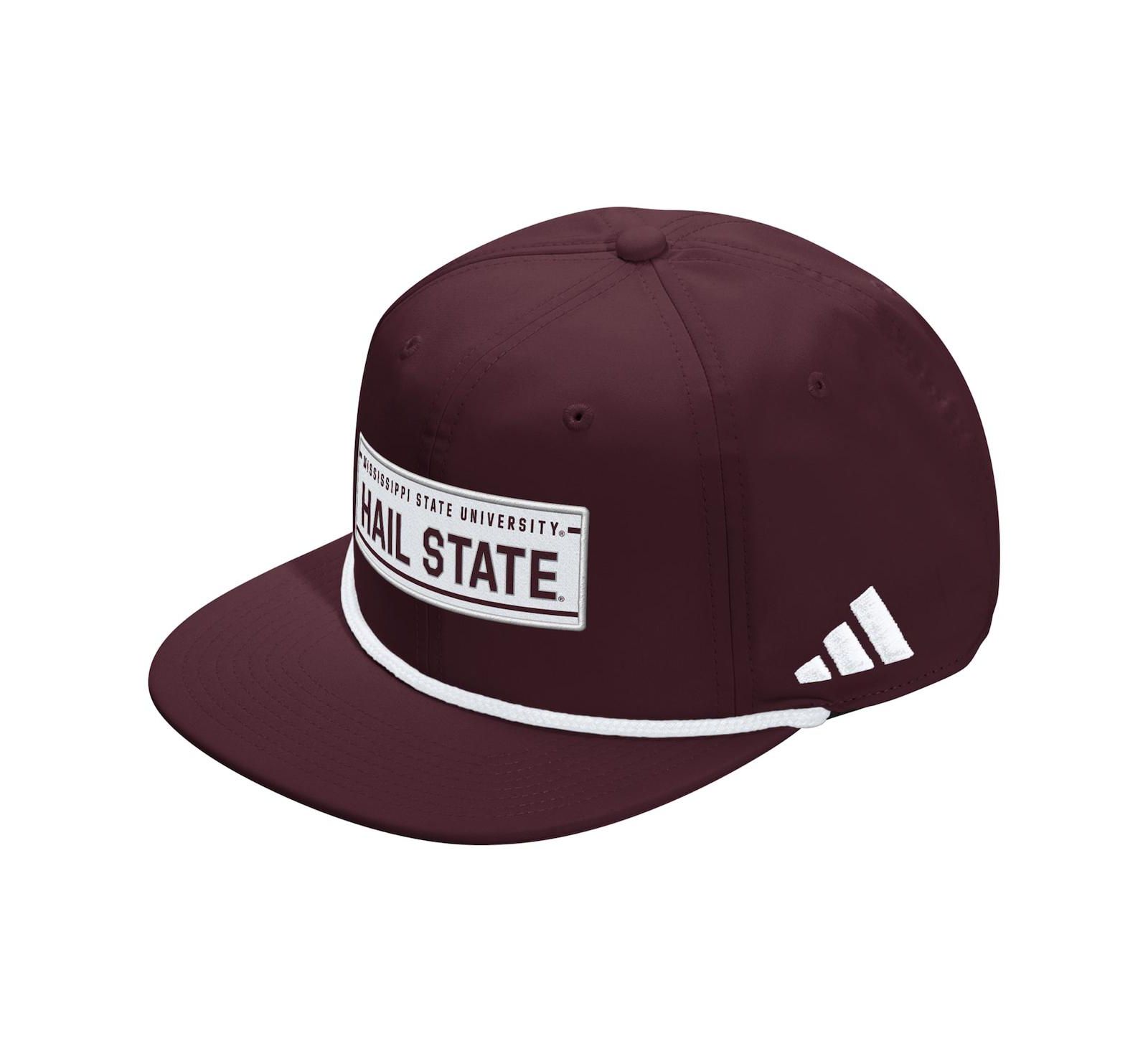 Adidas Men's and Women's Maroon Mississippi State Bulldogs Locker Room Rope Adjustable Hat
