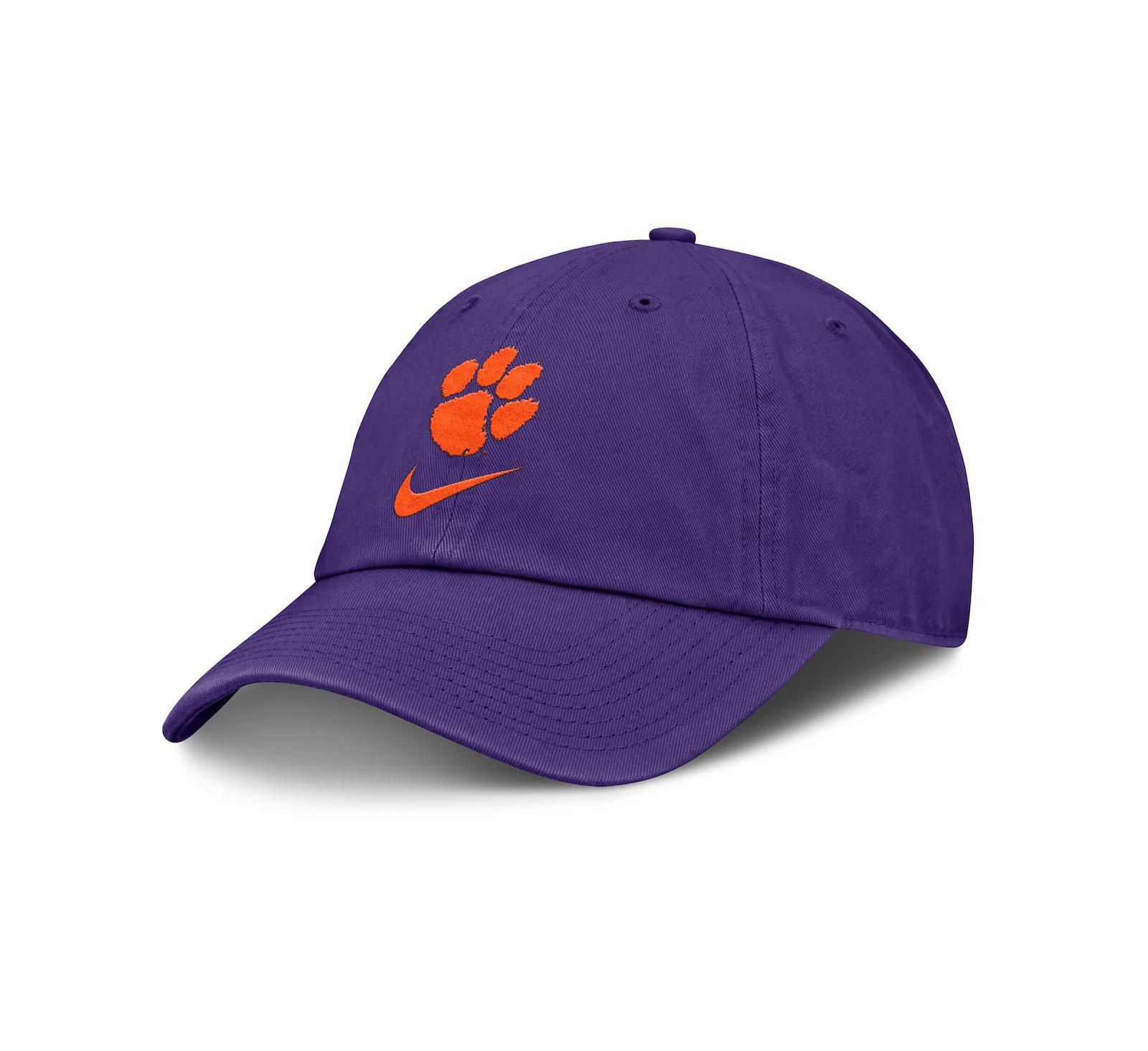 Nike Мужская регулируемая кепка Primetime Club Clemson Tigers Purple