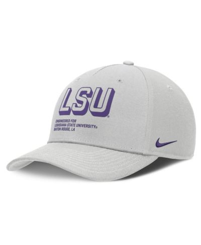 Nike Men's Gray LSU Tigers 2025 Sideline Dust Pinched Rise Adjustable Hat