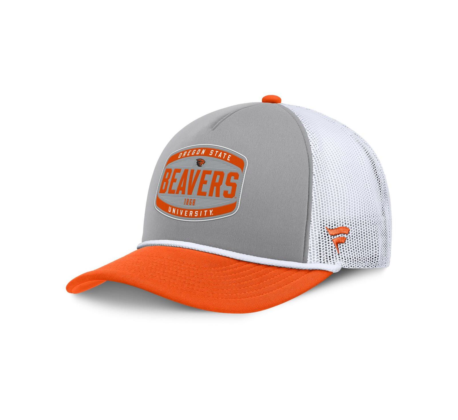 Fanatics мужская кепка trucker с пеной, Oregon State Beavers, серая/оранжевая