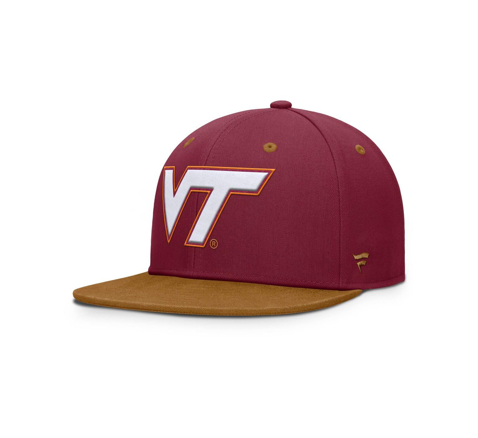 Fanatics Men's Maroon/Brown Virginia Tech Hokies NoBo Fitted Hat