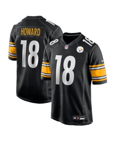 Nike Men's Will Howard Black Pittsburgh Steelers Team Game Jersey