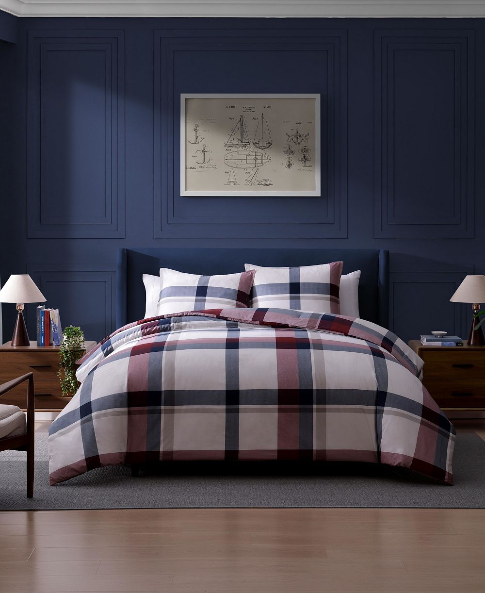 Tommy Hilfiger Prospect Park Plaid Cotton 2-Pc. Comforter Set, Twin