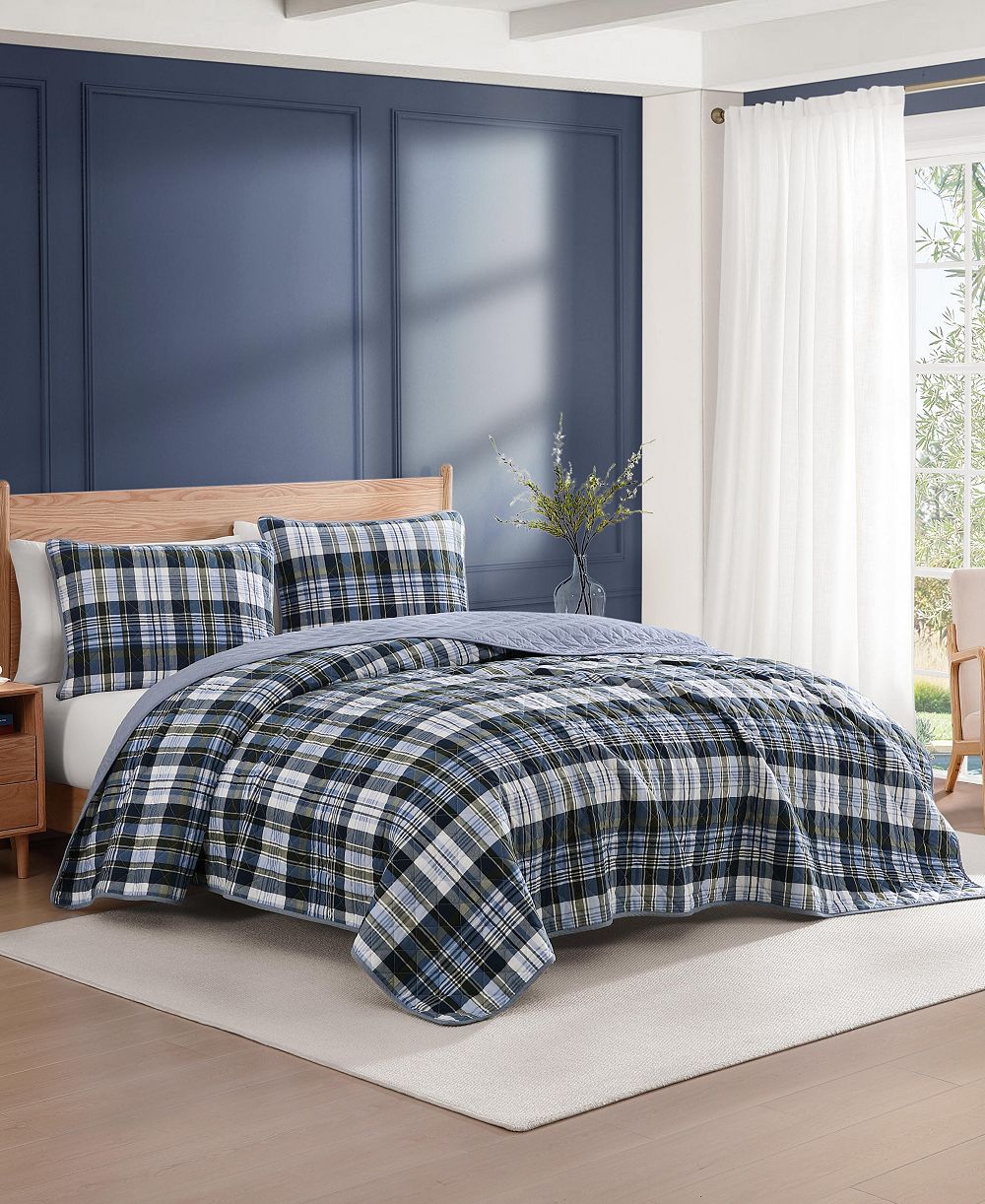 Комплект стеганых одеял Tommy Hilfiger Bleecker Plaid Cotton Full/Queen