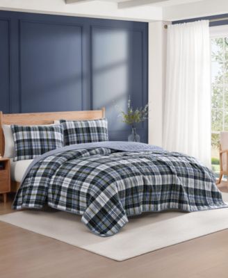 Декоративное стеганое покрывало Tommy Hilfiger Bleecker Plaid Cotton, King