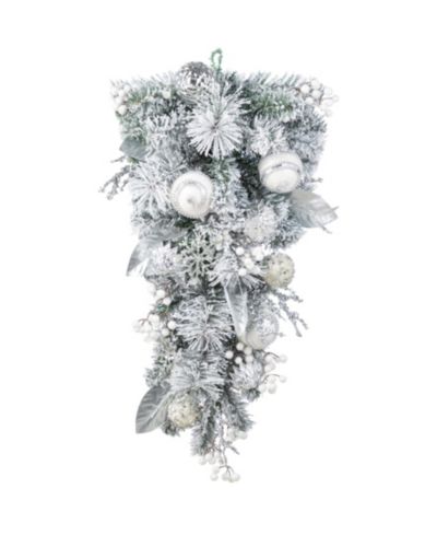 Glitzhome елочное украшение Christmas Ornament and Berry Teardrop 30"