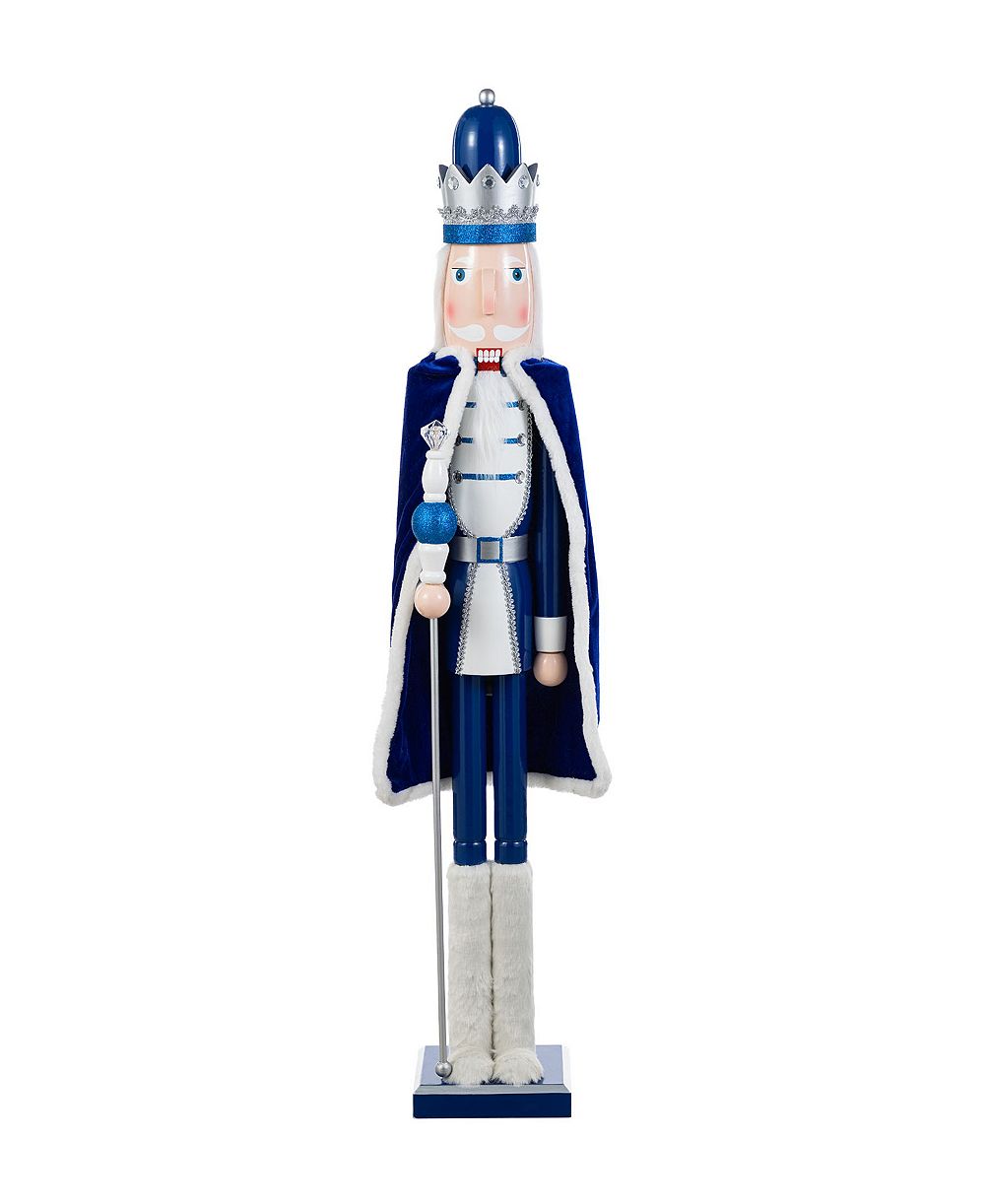 Glitzhome 42" Wooden Christmas King Nutcracker