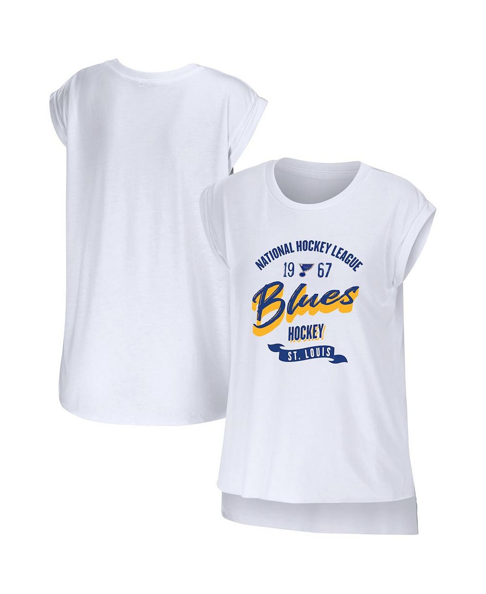 Женский топ WEAR by Erin Andrews White St. Louis Blues Domestic Tank