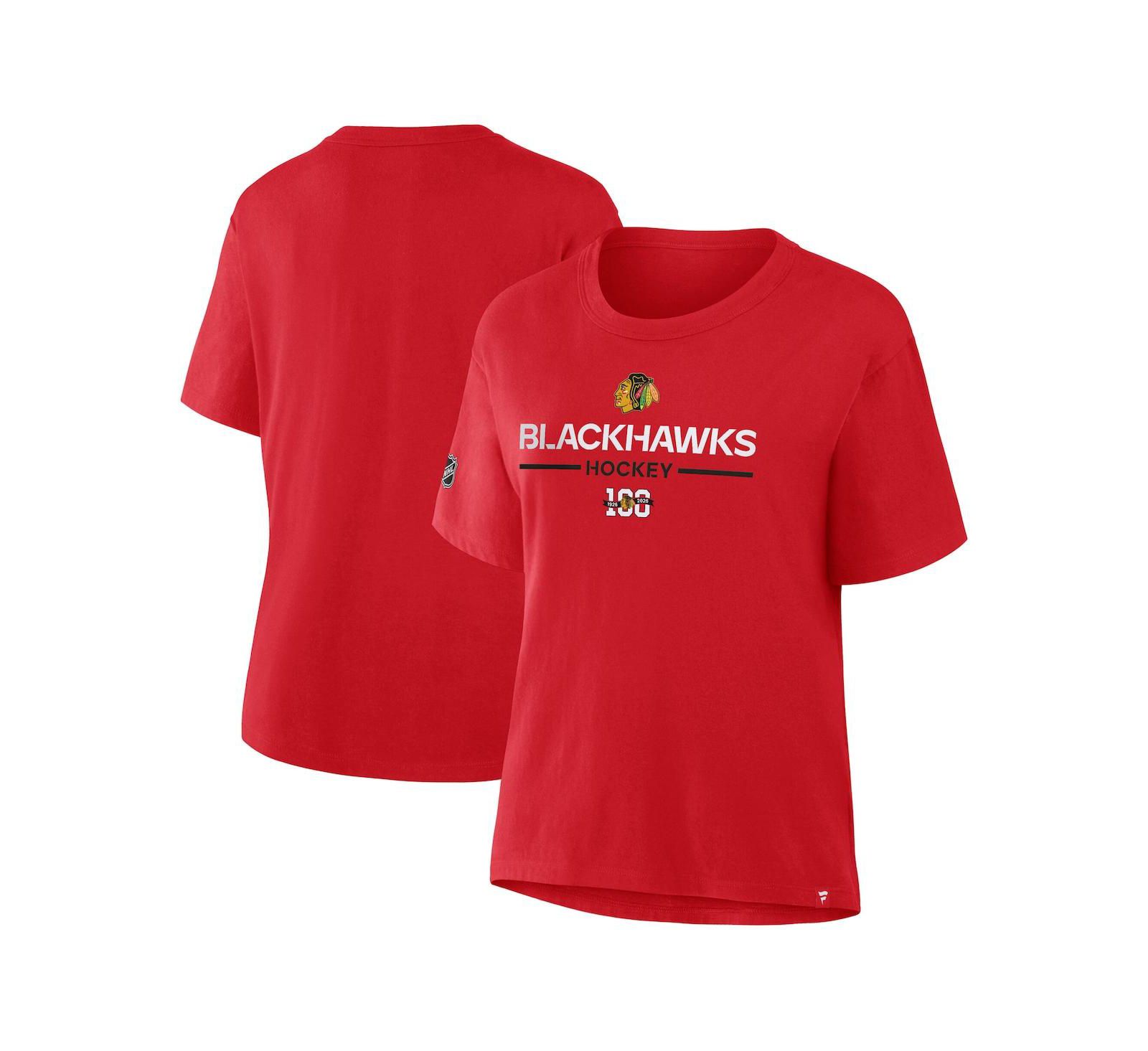 Fanatics Женская футболка Chicago Blackhawks Centennial Celebration