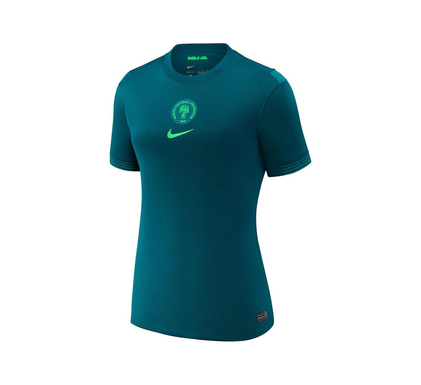 Nike Женская джерси Nike Nigeria Women's National Team 2025/26 Home Replica, бирюзовая