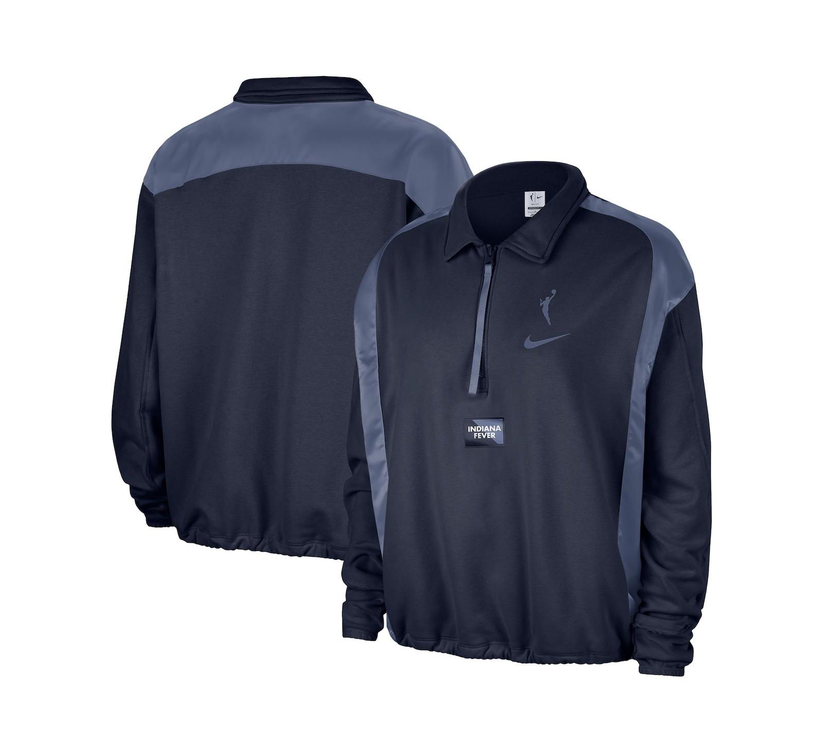 Nike Женский флисовый свитшот Nike Indiana Fever Basketball Performance Quarter-Zip