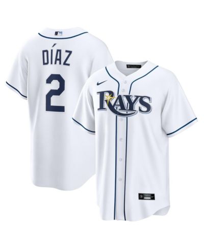Nike Men's Yandy Díaz White Tampa Bay Rays Home Replica Jersey