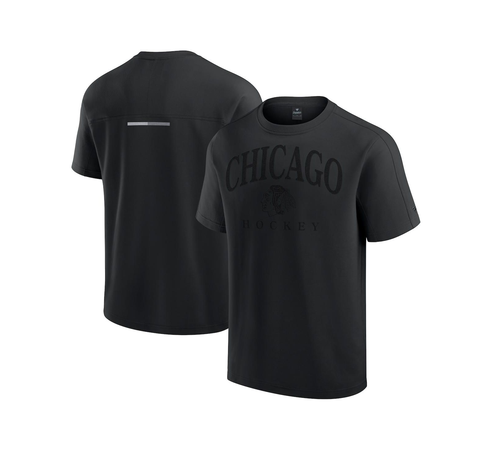 Fanatics Men's Black Chicago Blackhawks Elements Flex Tri-Blend T-Shirt