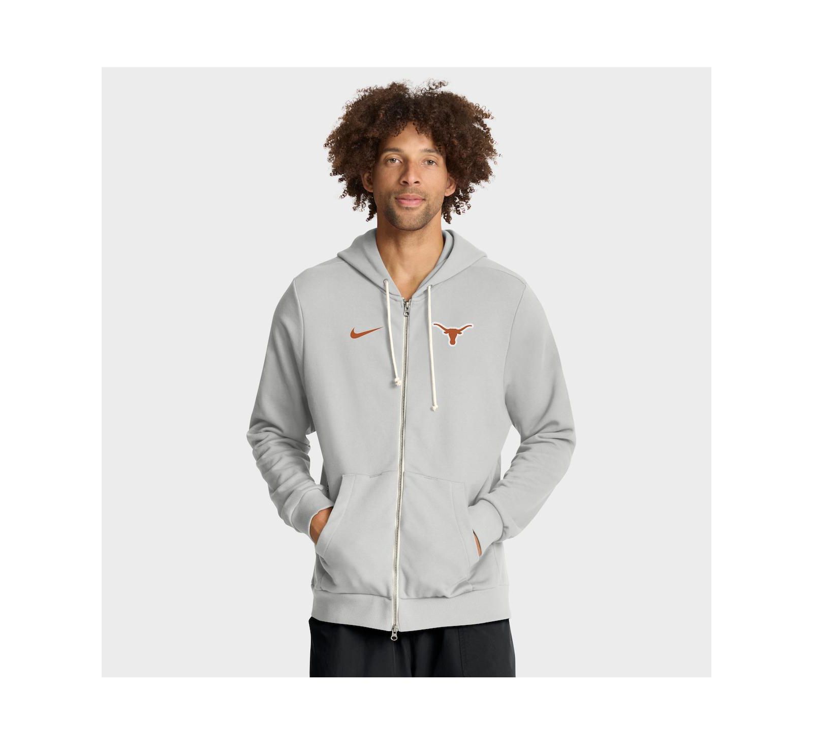 Nike Men's Gray Texas Longhorns 2025 Sideline Standard Issue Dri-FIT Full-Zip Hoodie